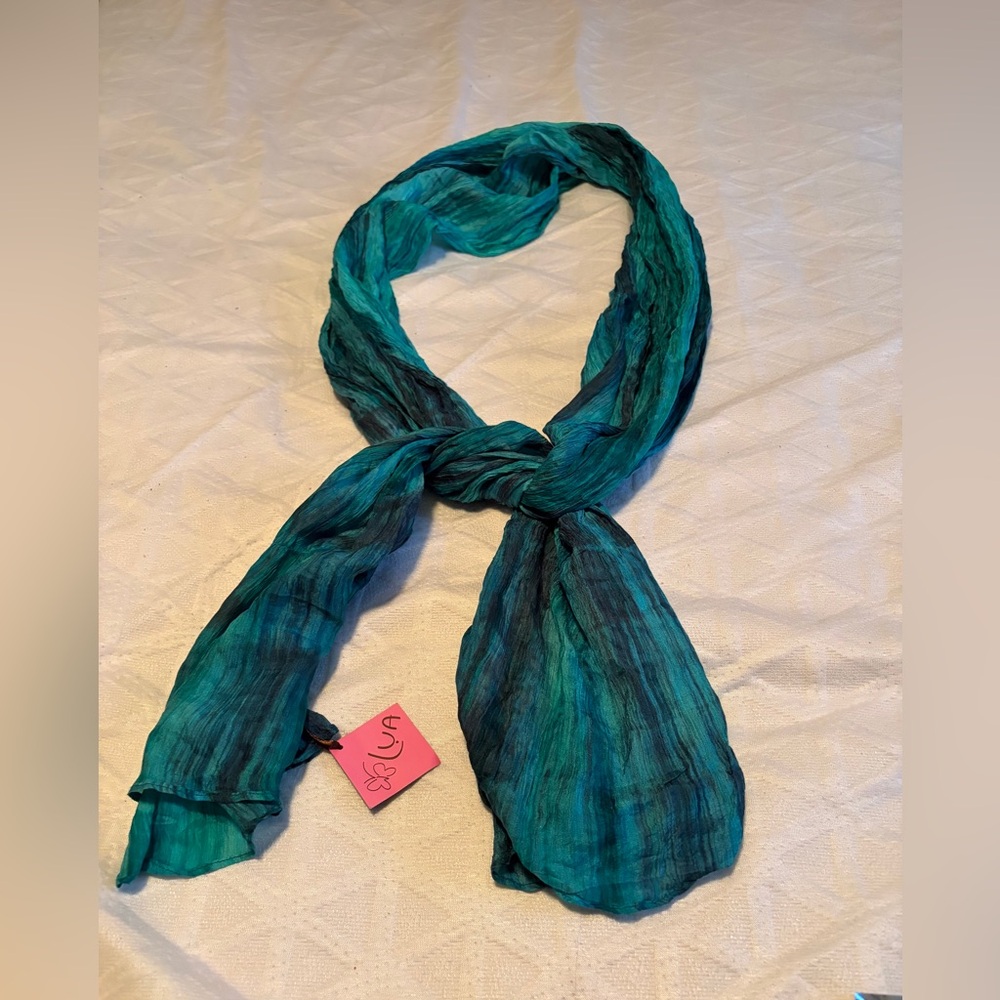 Elegant Teal Scarf